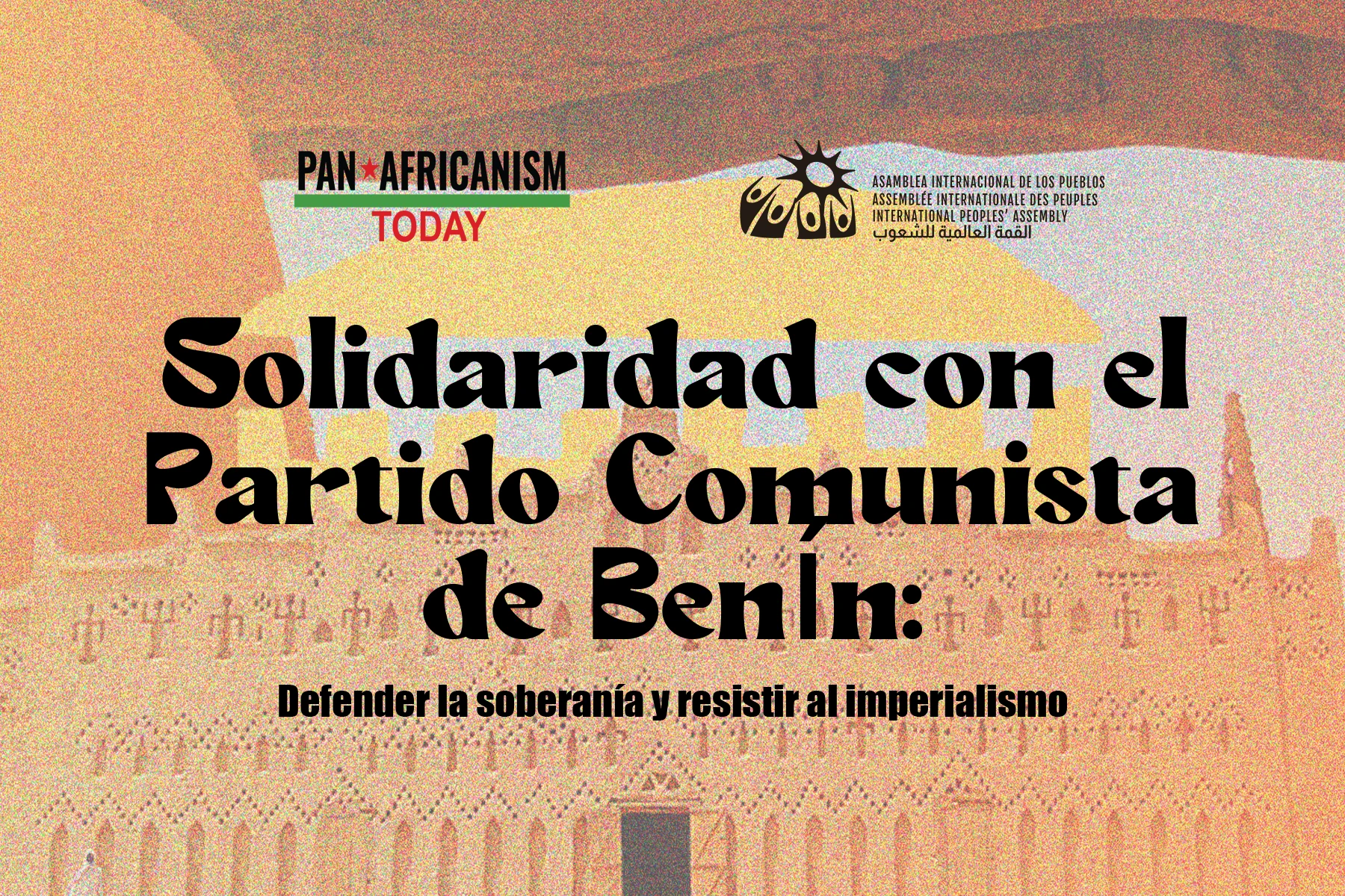Solidaridad con el Partido Comunista de Benín: Defender la soberanía y resistir al imperialismo